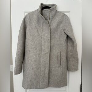 J. Crew Classic Light Grey Peacoat